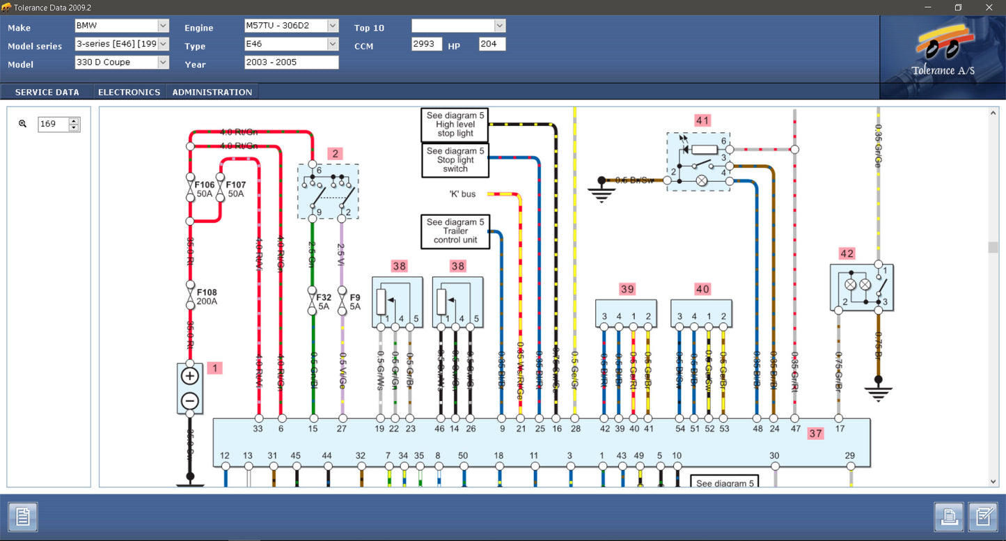 Tolerance Data 2009.2 Garage Auto Repair Manual Software Database