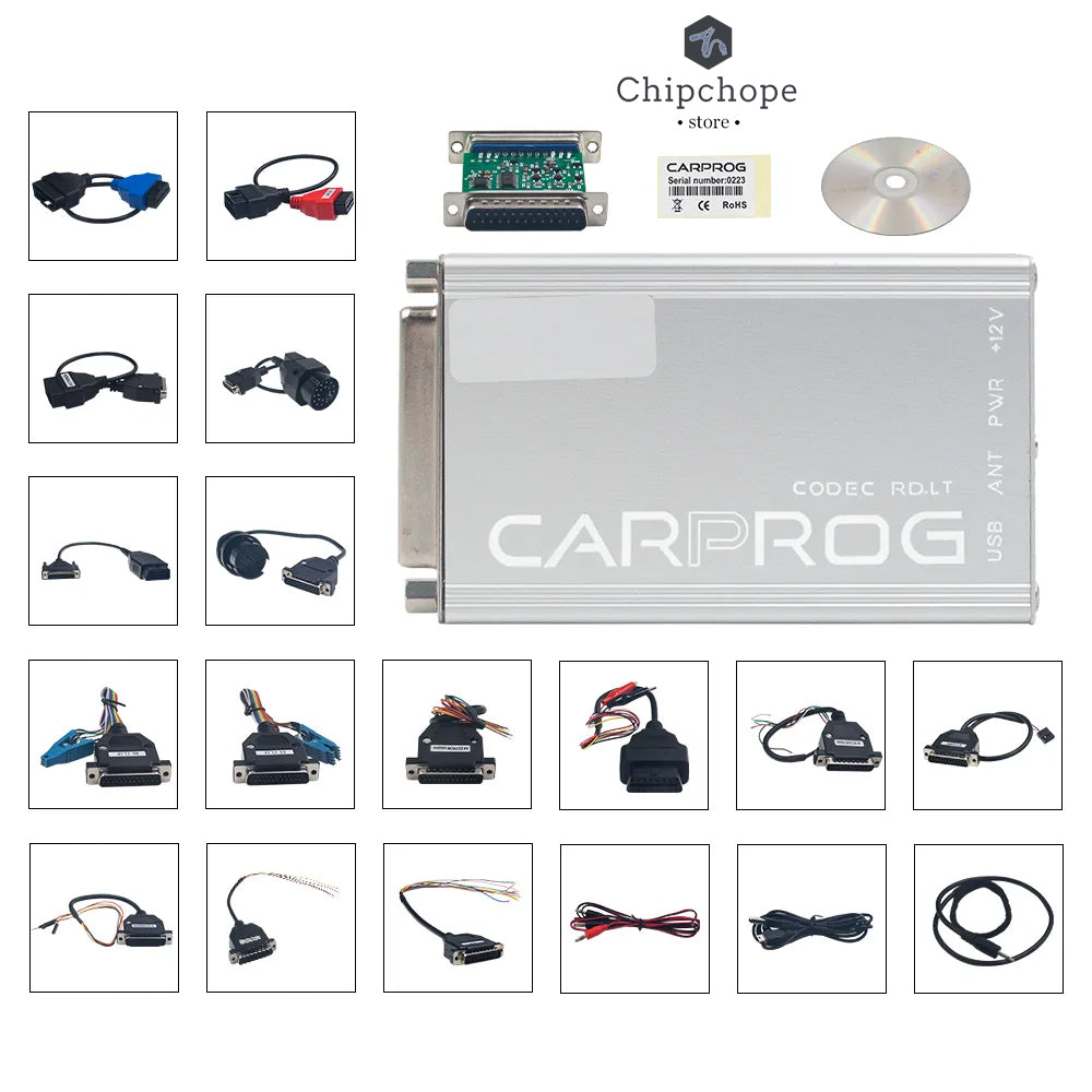 Carprog Versione Online Completa 2022 Programmatore ECU Full Con Adattatori