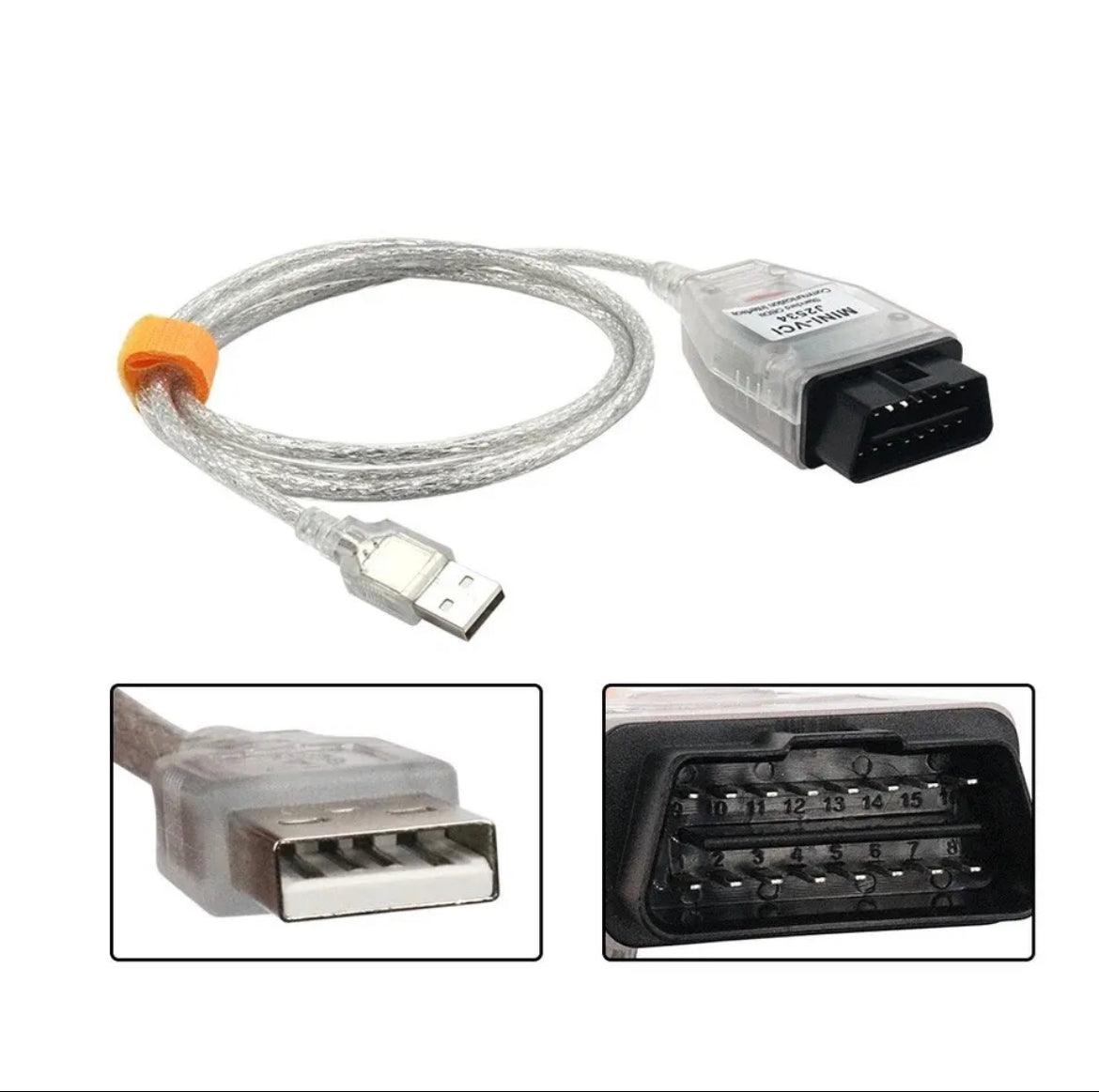 Cavo Diagnostico MINI VCI J2534 V18.00.008 TOYOTA LEXUS TIS Techstream V172021 - Chipchope