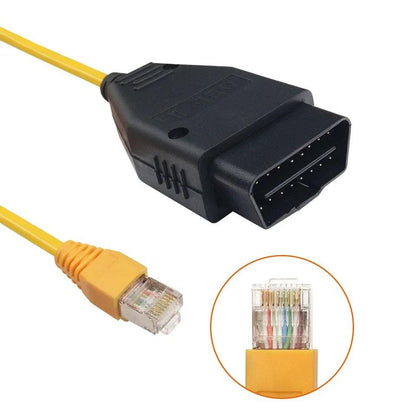 ICOM ENET Ethernet OBD2 Interfaccia Diagnostica Cavo Codifica For BMW Mini ISTA - Chipchope