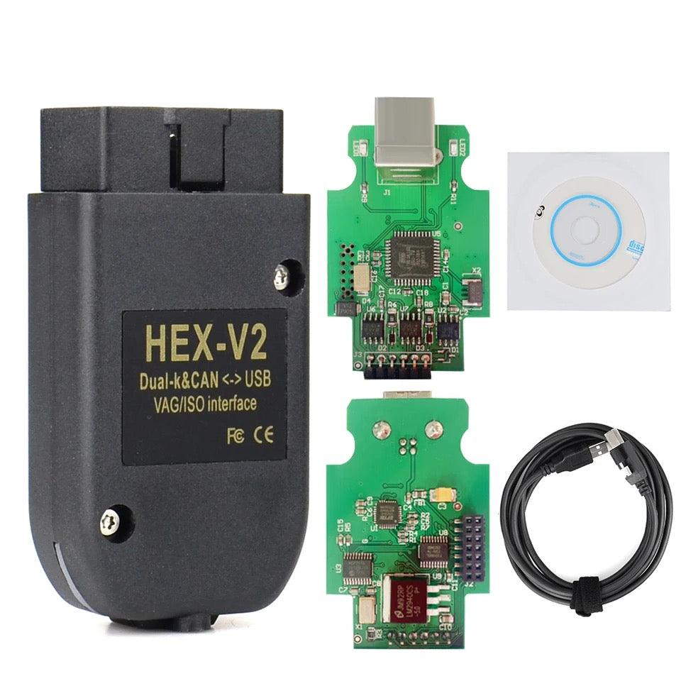 Obd Dynamics - LATEST 2021 VCDS HEX-V2 VAG COM CABLE AND